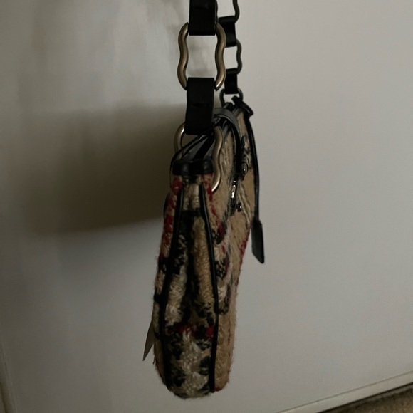 Burberry Wool Nova Check 'Mastaire' Small Shoulder Bag - Picture 6 of 14